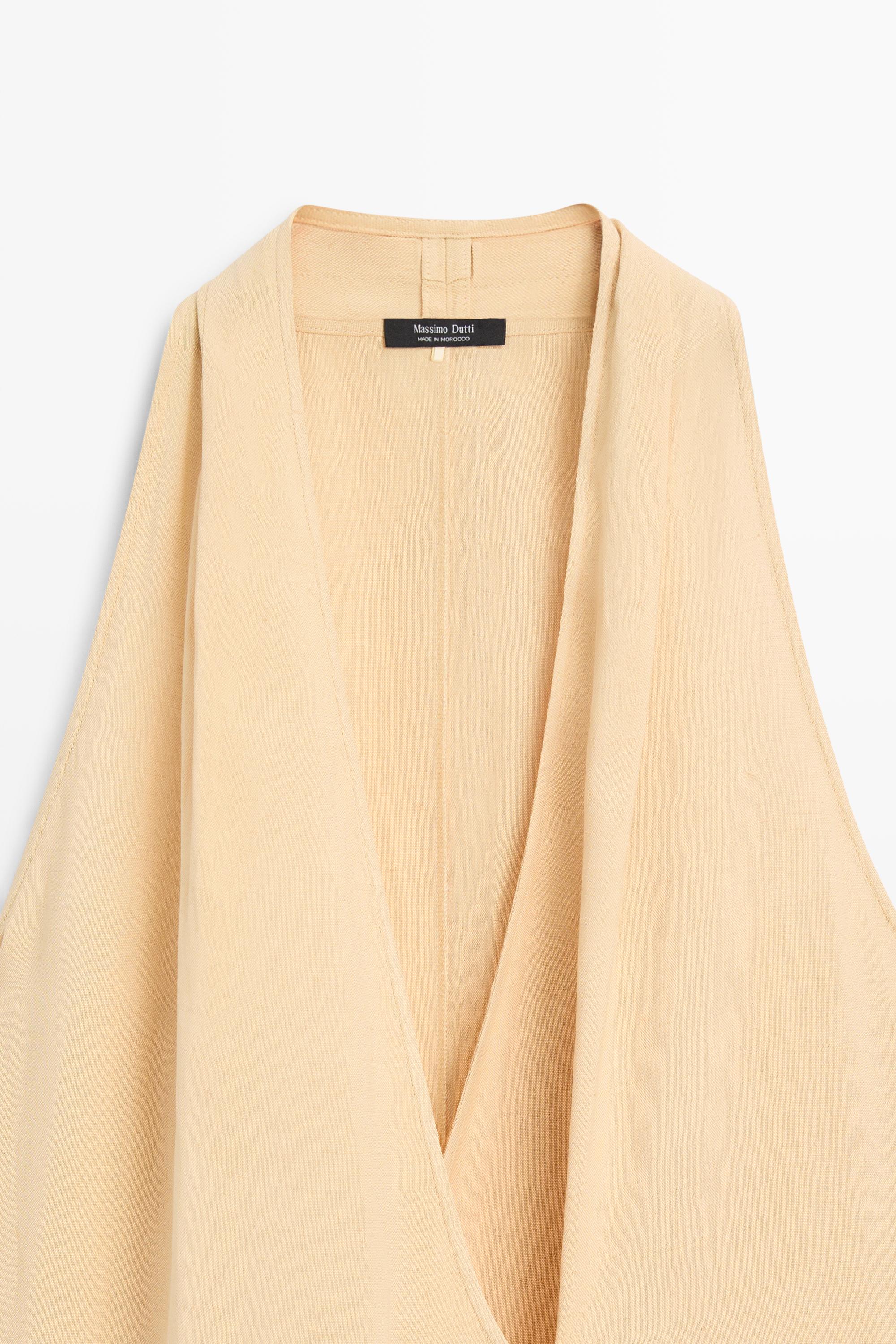 Midi dress with button detail